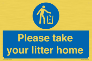 Please take your litter home